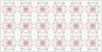 Панель ПВХ Мозаика Цветочный орнамент 960х480 мм