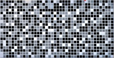 Панель ПВХ Мозаика Черная 955×480 мм