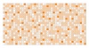 Панель ПВХ Мозаика Оранжевая 955×480 мм