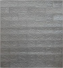 Самоклеящиеся вспененные 3D панели "Кирпич серый металлик" (700*770*3 мм) фото 2307
