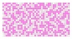 Панель ПВХ Мозаика Розовая 955×480 мм