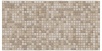 Панель ПВХ Мозаика коричневая с узорами 955×480 мм