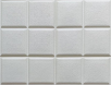 Самоклеящиеся вспененные 3D панели "Квадраты белые" (600*600*8 мм)