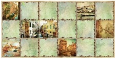 Панель ПВХ Граненый Квадрат Венеция 960×480 мм