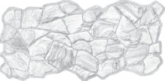 Панель ПВХ Камни Песчаник пепельный 980х480 мм фото 2376