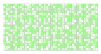 Панель ПВХ Мозаика Зеленая 955×480 мм фото 915