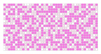 Панель ПВХ Мозаика Розовая 955×480 мм фото 918