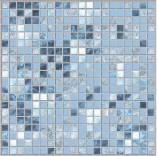 Панель ПВХ самоклеющаяся мозаика Океан 480х480 мм фото 2408