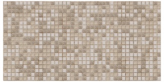 Панель ПВХ Мозаика коричневая с узорами 955×480 мм фото 1803